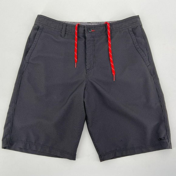 O'Neill Other - O'Neill Hybrid Gray Striped Shorts Mens 34